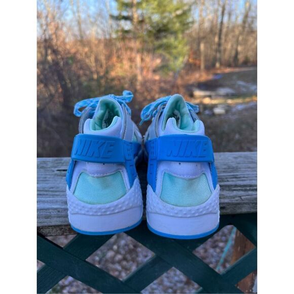 Nike Air huarache Silver/Blue Sz 6.5Y 654280-002 - Picture 4 of 9
